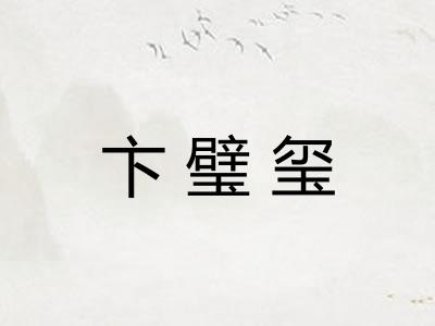 卞璧玺