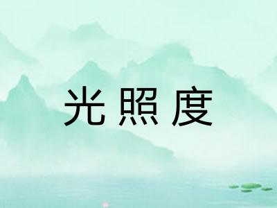 光照度