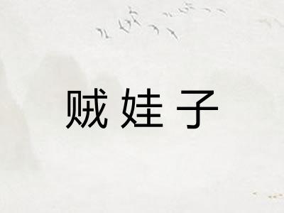 贼娃子