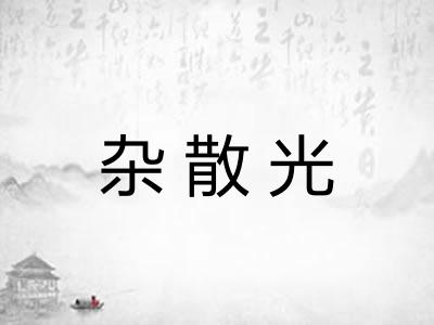 杂散光