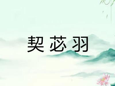 契苾羽