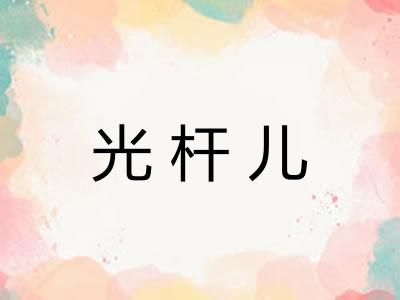 光杆儿