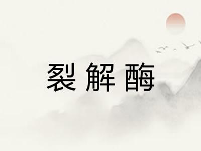 裂解酶
