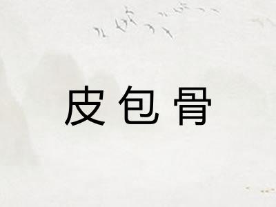 皮包骨