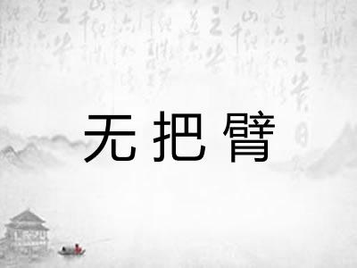 无把臂