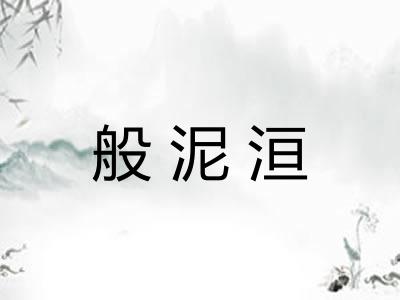 般泥洹