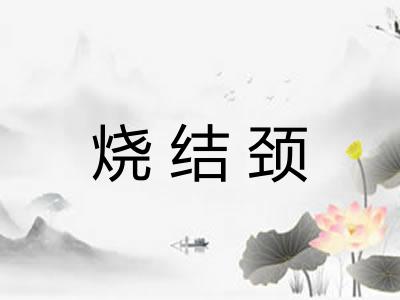 烧结颈