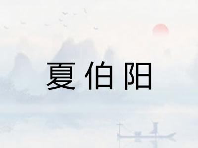 夏伯阳