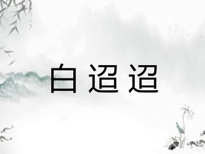白迢迢