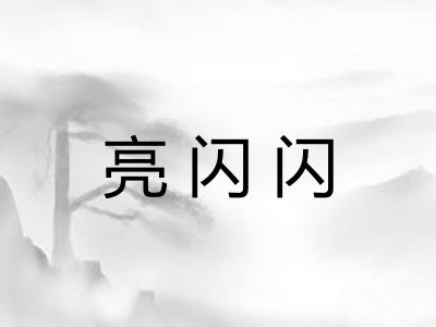 亮闪闪