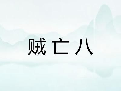 贼亡八