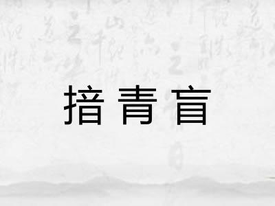 揞青盲