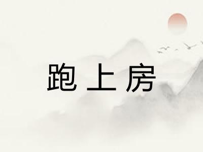 跑上房 跑上房