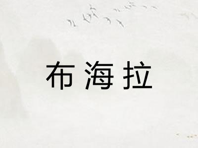 布海拉 布海拉