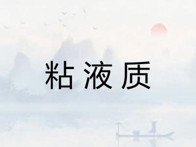 粘液质