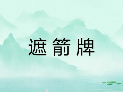 遮箭牌