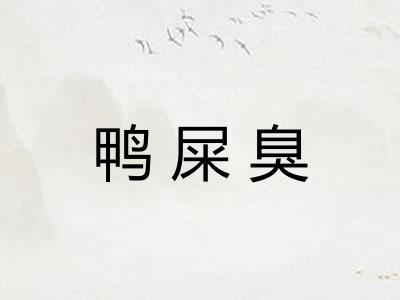 鸭屎臭