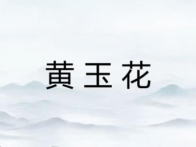 黄玉花