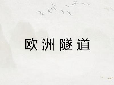 欧洲隧道