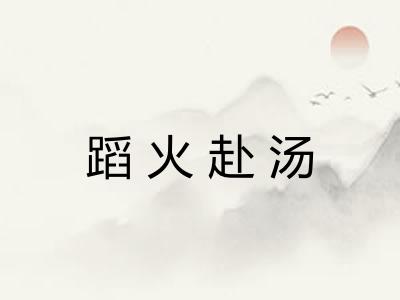 蹈火赴汤