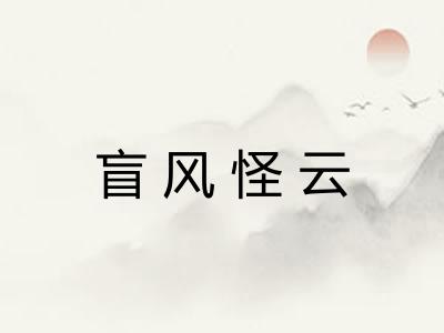 盲风怪云