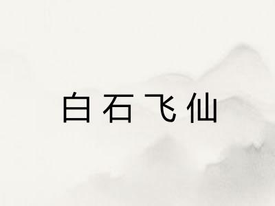 白石飞仙