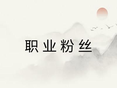 职业粉丝