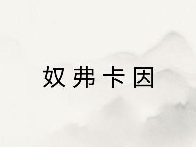 奴弗卡因
