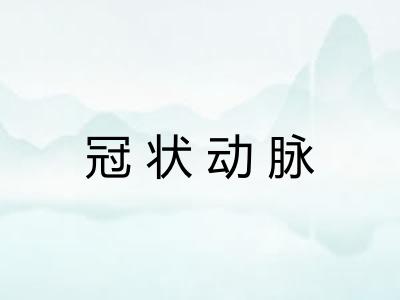 冠状动脉