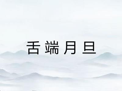 舌端月旦