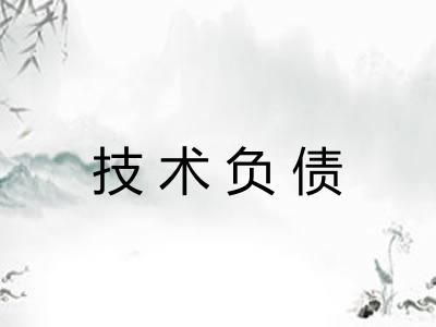 技术负债