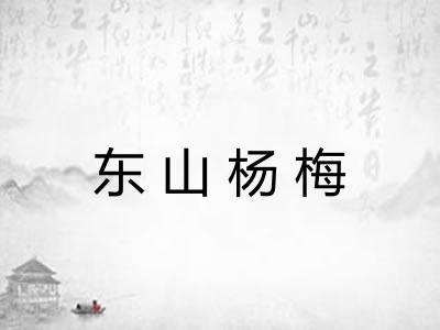 东山杨梅