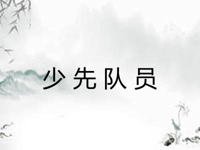 少先队员