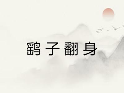 鹞子翻身