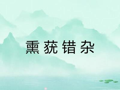 熏莸错杂 熏莸错杂