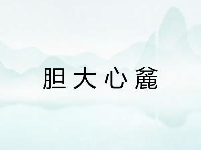 胆大心麄