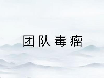 团队毒瘤