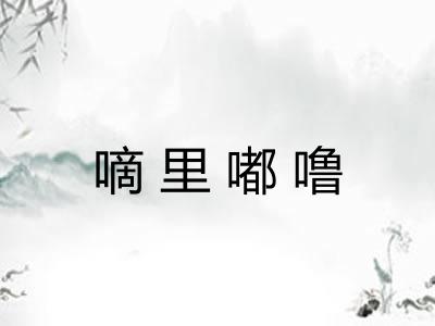嘀里嘟噜