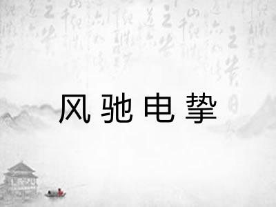 风驰电挚
