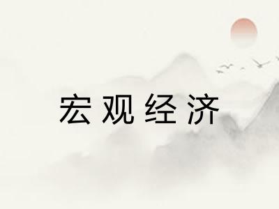 宏观经济