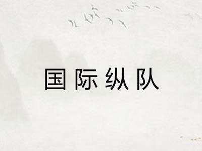 国际纵队