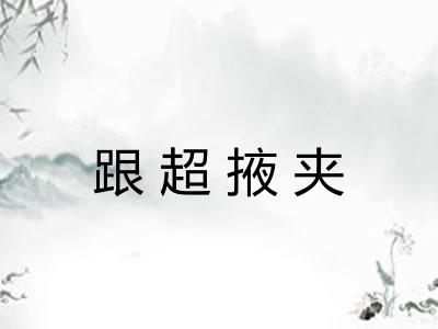 跟超掖夹