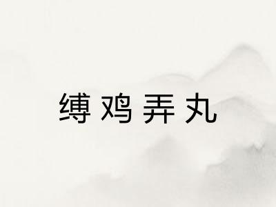 缚鸡弄丸