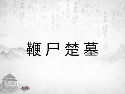 鞭尸楚墓