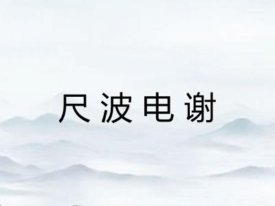 尺波电谢