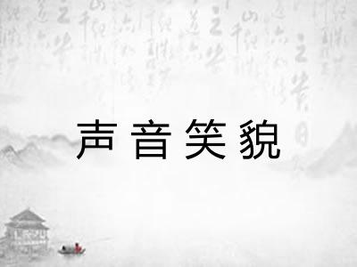 声音笑貌