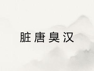脏唐臭汉