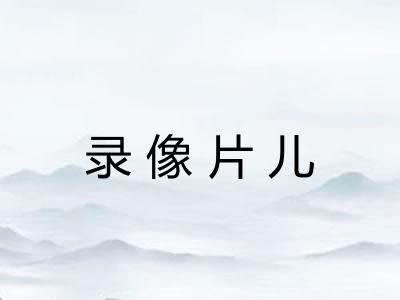 录像片儿