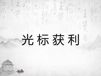 光标获利