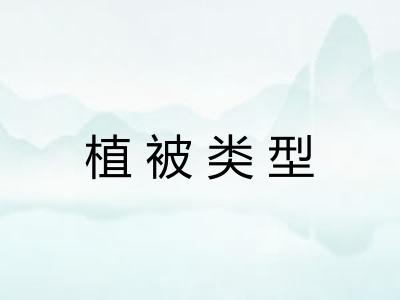 植被类型